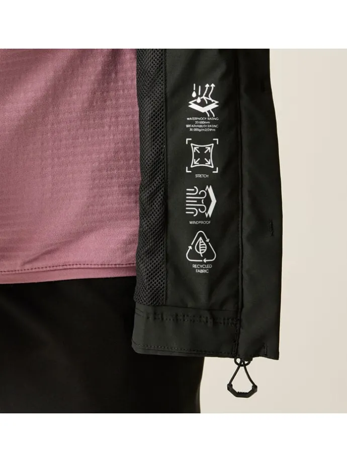 Functionele jas "Switch Up III" zwart