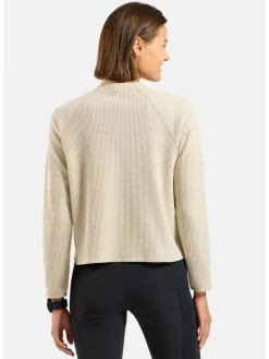 Functionele longsleeve "Cubic" beige