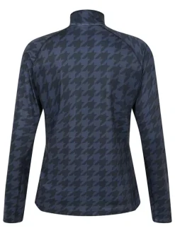 Functionele longsleeve "Divulge Core Stretch" donkerblauw/zwart