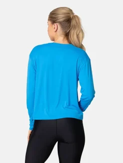 Functionele longsleeve "Una" blauw