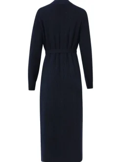 Gebreide jurk donkerblauw