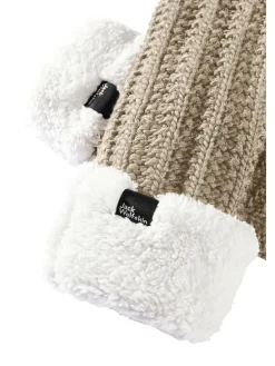 Gebreide wanten "Highloft" beige