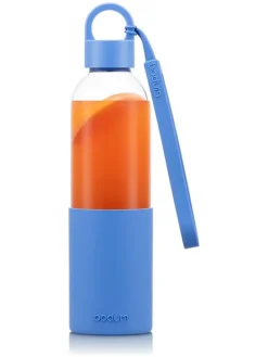 Glazen fles "Melior" blauw - 500 ml