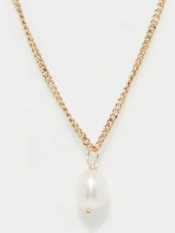Gouden hanger "Gama parel" met parel