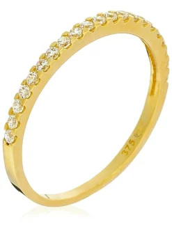 Gouden ring "Délicatesse" met zirkonia's