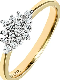 Gouden ring met diamanten
