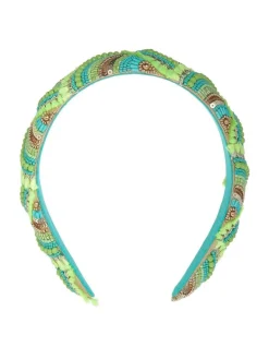 Haarband groen/turquoise