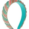 Haarband turquoise/roze