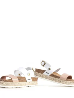 Haksandalen "Gaceo" wit/meerkleurig
