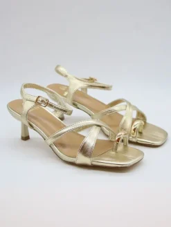 Haksandalen goudkleurig