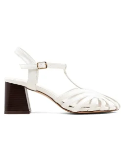 Haksandalen wit