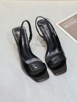 Haksandalen zwart