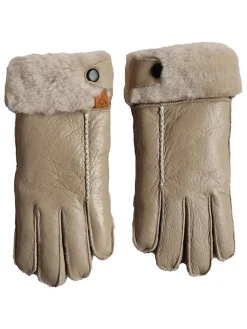 Handschoenen met lamsvacht "Lady" beige