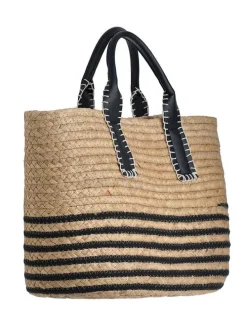 Handtas beige - (B)37 x (H)27 x (D)20 cm