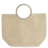 Handtas beige - (B)40 x (H)33 x (D)10 cm