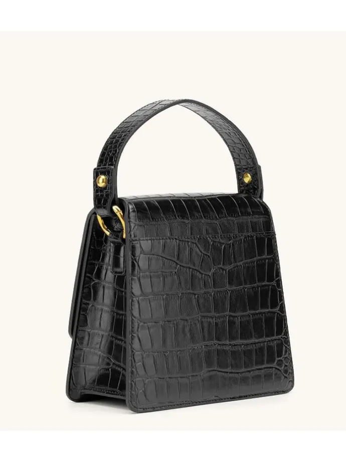 Handtas "Fae" zwart - (B)18,8 x (H)17,5 x (D)8 cm
