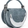 Handtas lichtblauw - (B)21 x (H)16 x (D)10 cm