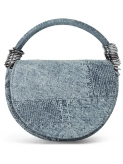 Handtas lichtblauw - (B)21 x (H)16 x (D)10 cm