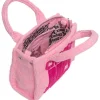 Handtas lichtroze - (B)19 x (H)16 x (D)7 cm