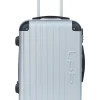 Hardcase-trolley "Hambourg" zilverkleurig - (B)41 x (H)65 x (D)26 cm