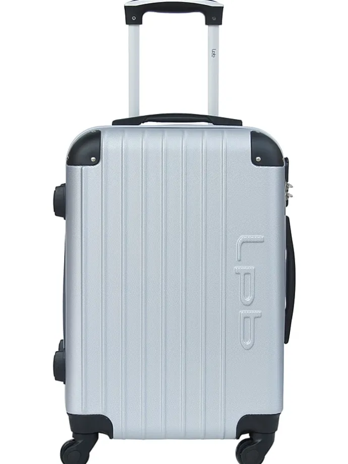 Hardcase-trolley "Hambourg" zilverkleurig - (B)41 x (H)65 x (D)26 cm