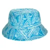 Hoed turquoise/wit