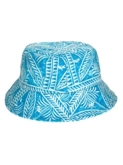 Hoed turquoise/wit
