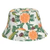 Hoed wit/groen/oranje