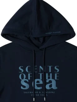 Hoodie donkerblauw