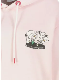 Hoodie lichtroze