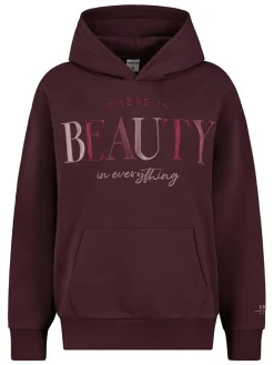 Hoodie "Rosa" bordeaux