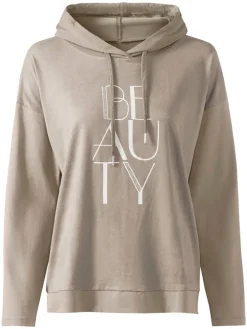 Hoodie taupe