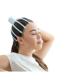 Hoofdmassageapparaat lichtblauw