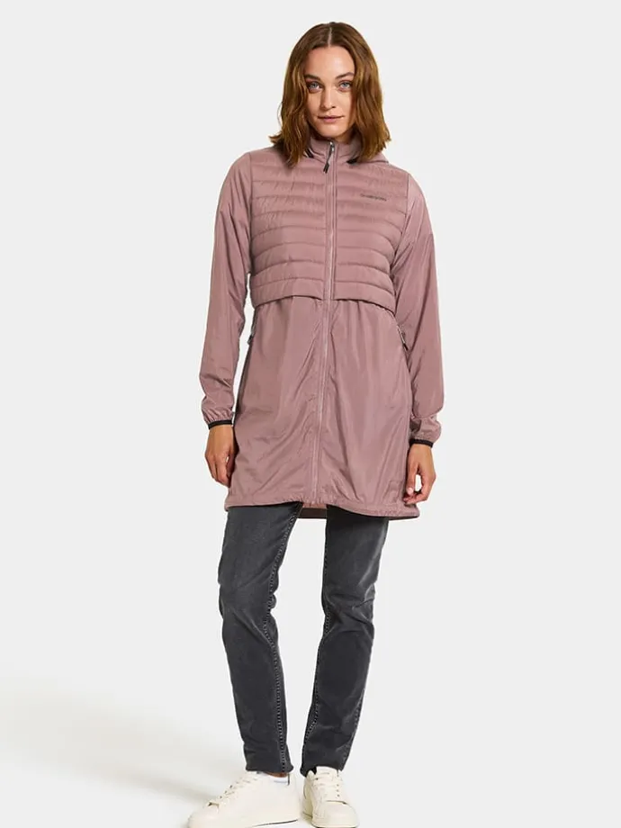 Hybride parka "Isabella" lichtroze