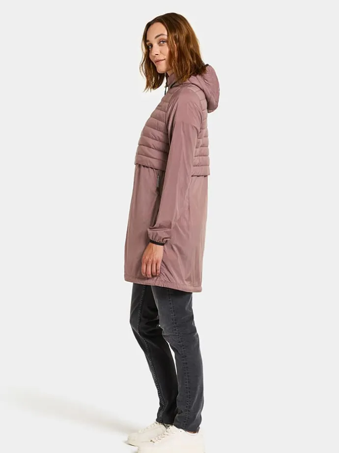 Hybride parka "Isabella" lichtroze
