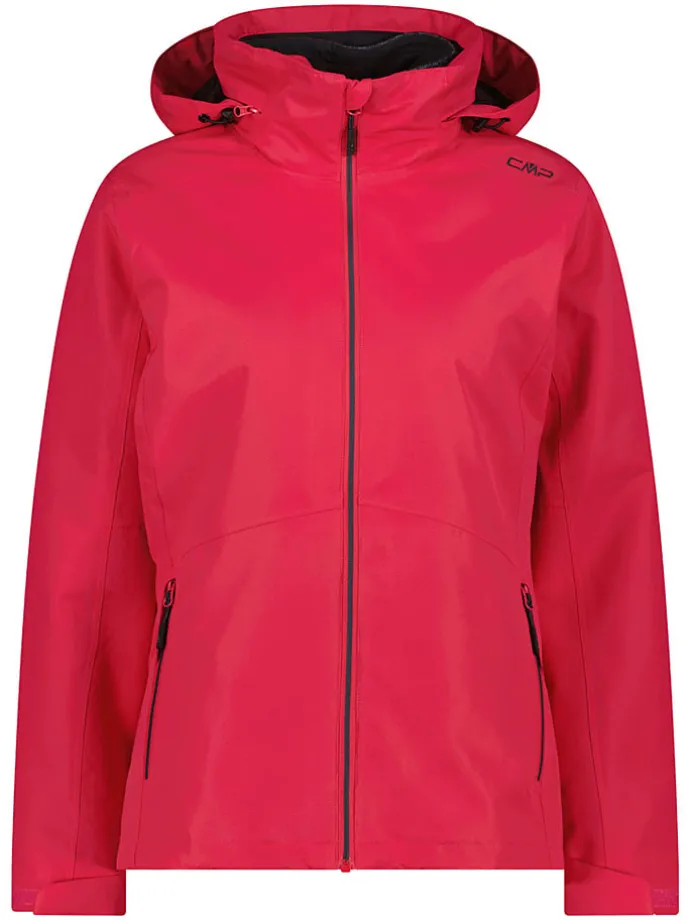 3 in 1 - functionele jas rood/antraciet
