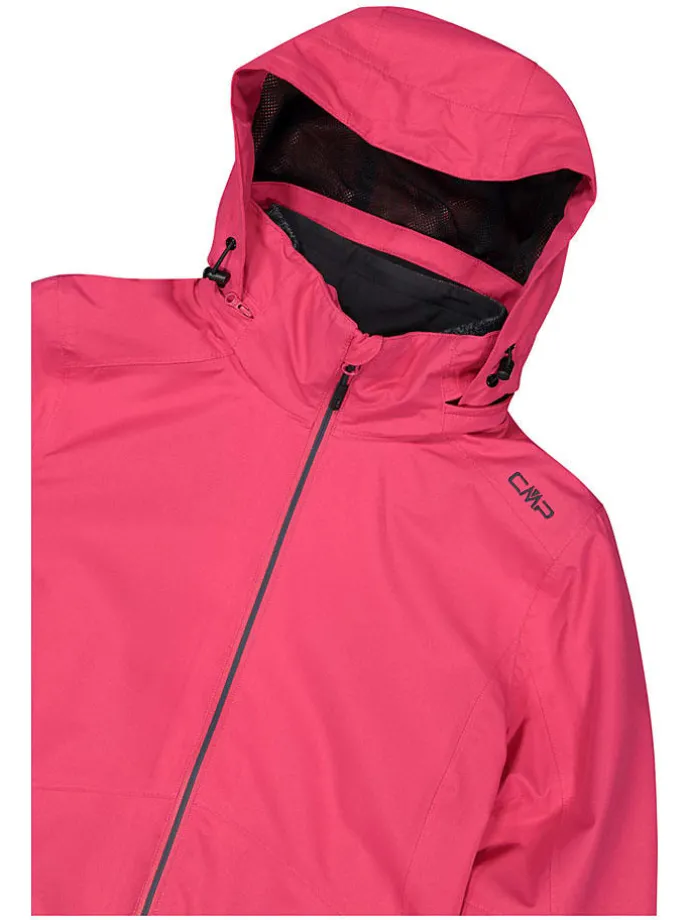 3 in 1 - functionele jas rood/antraciet