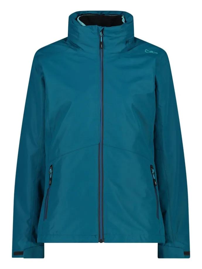 3-in-1 functionele jas turquoise