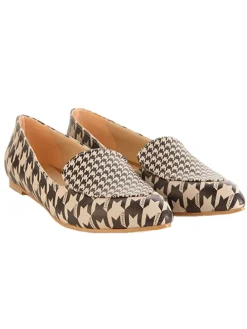 Instappers beige/zwart