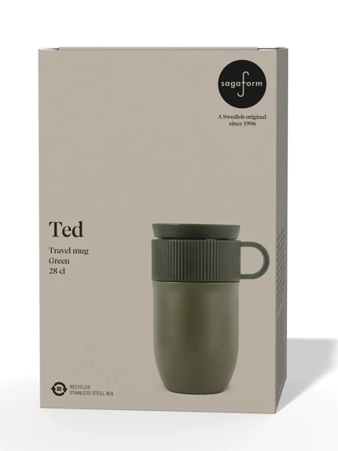 Isoleerbeker "Ted" groen - 280 ml