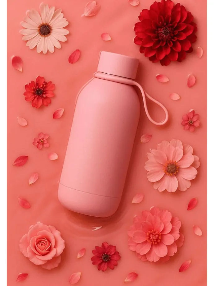 Isoleerfles "Blush" lichtroze - 500 ml