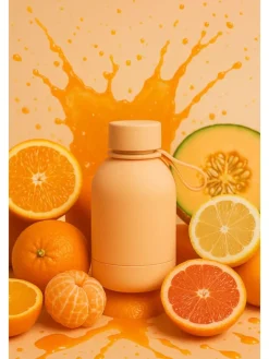 Isoleerfles "Blush" oranje - 350 ml