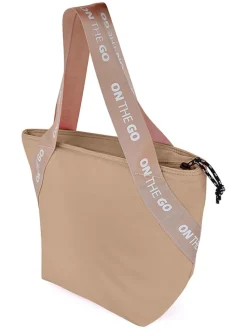 Isoleerlunchtas "On the go" beige - (B)33,5 x (H)24 x (D)14 cm