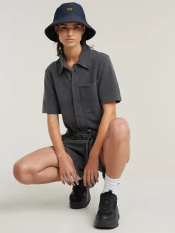 Jumpsuit antraciet