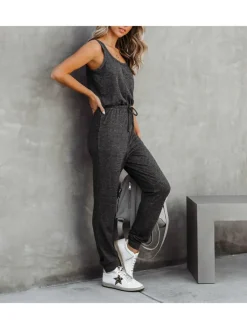 Jumpsuit antraciet