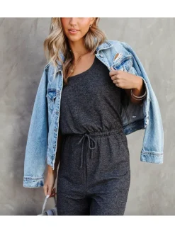 Jumpsuit antraciet
