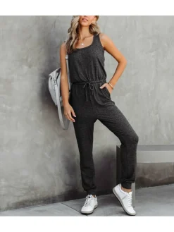 Jumpsuit antraciet