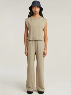 Jumpsuit beige