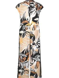 Jumpsuit beige/zwart