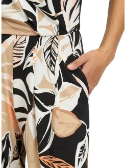 Jumpsuit beige/zwart